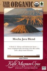 Fair Trade Organic Mocha Java Blend Coffee